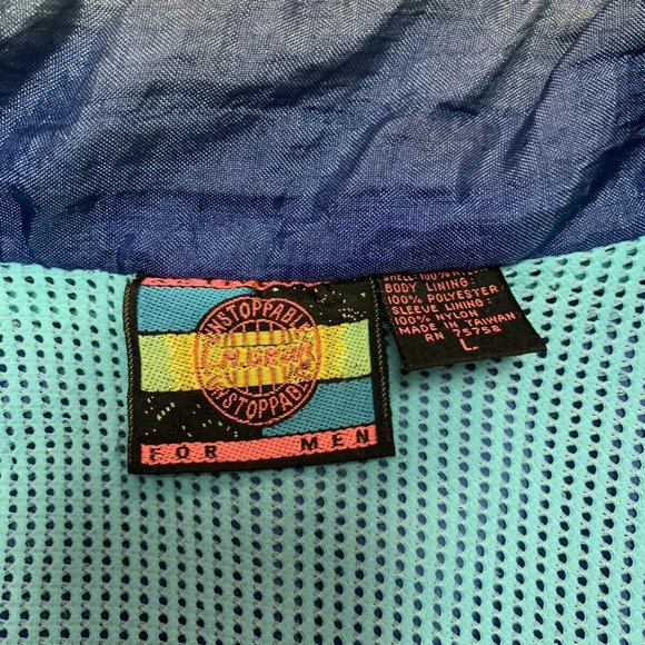 Vintage 80s LA Gear Windbreaker Jacket L - Picture 2 of 5